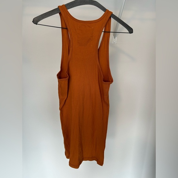 🧡5/$25🧡Zenana Outfitters Women's Orange/Brown Tank Top - Picture 3 of 3